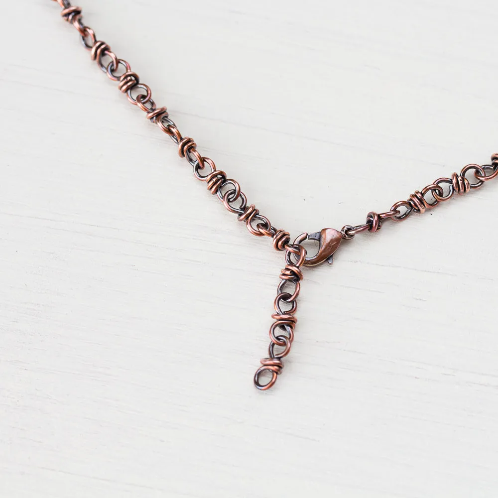 Handcrafted Copper Necklace - Bigger Link Chain