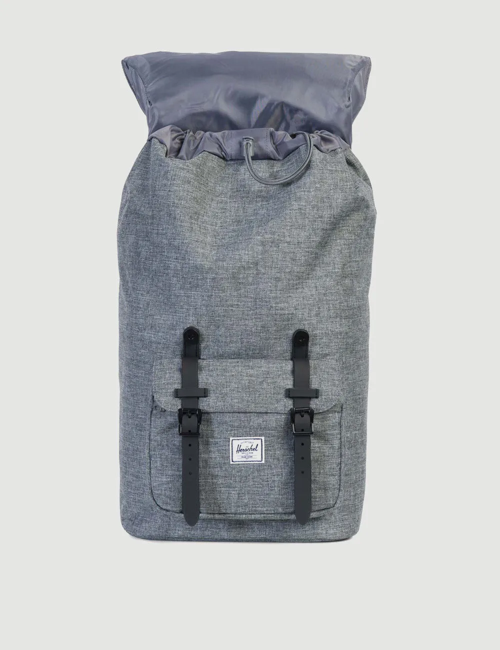 Herschel Little America Backpack - Raven Crosshatch/Black Rubber