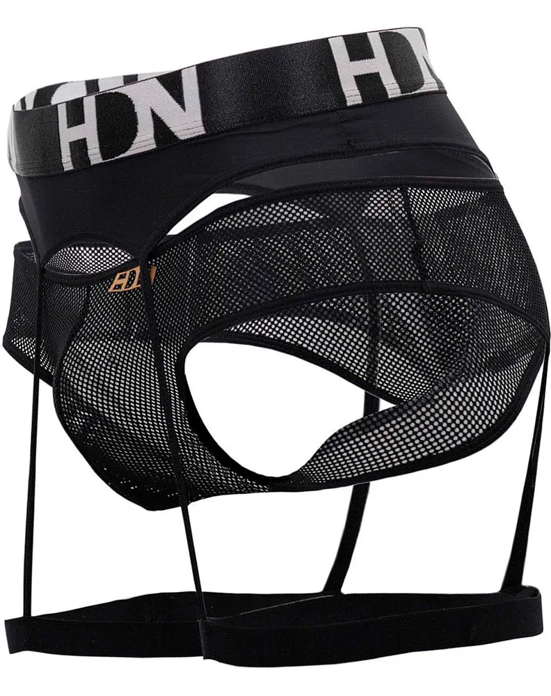 Hidden 953 Garterbelt Briefs Black