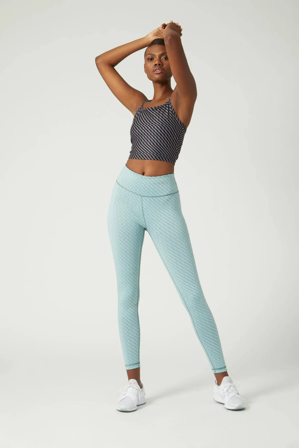 High Waist Reversible Legging Zig Zag