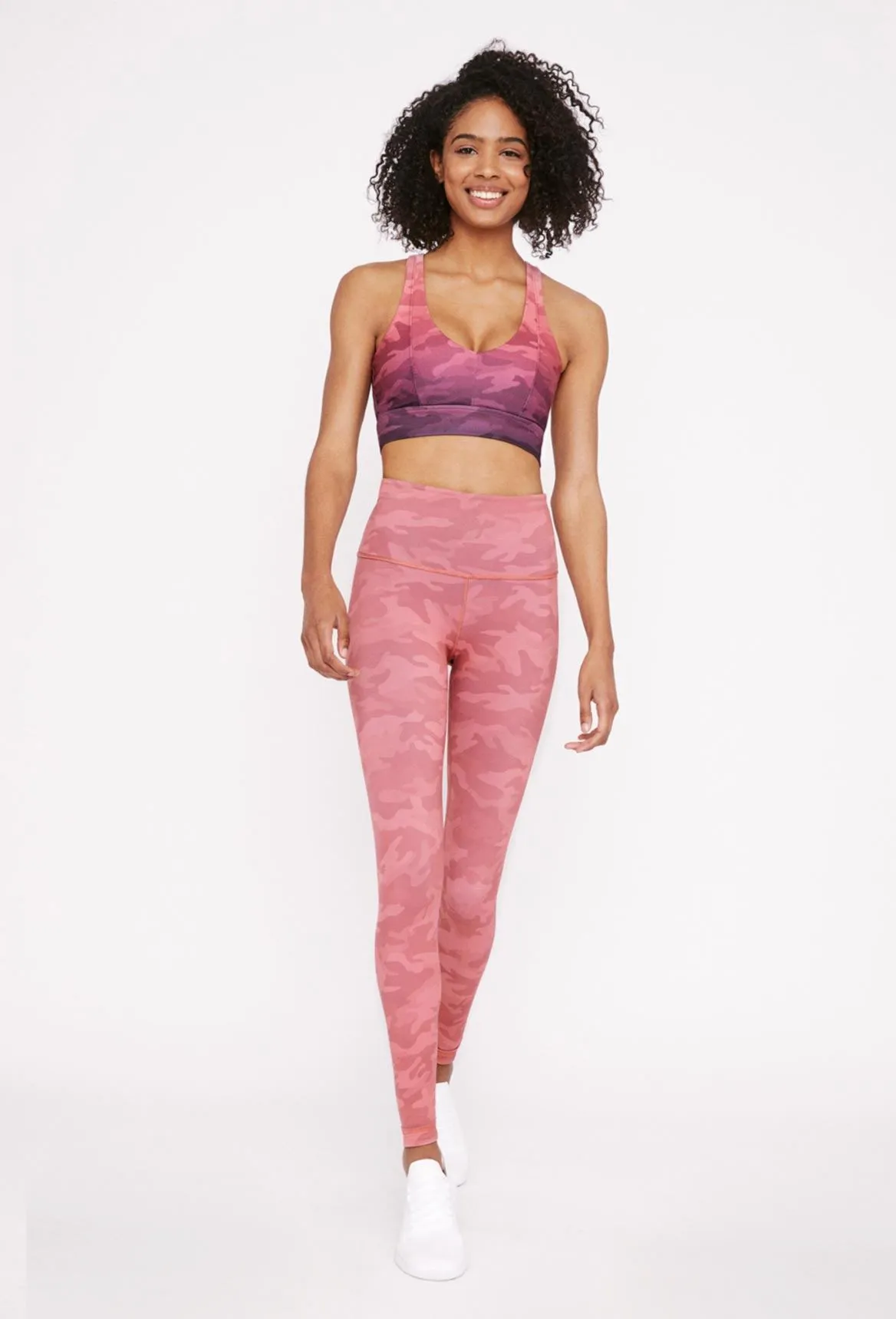 High-Waist Reversible Leggings Carmine Ray Tie Dye