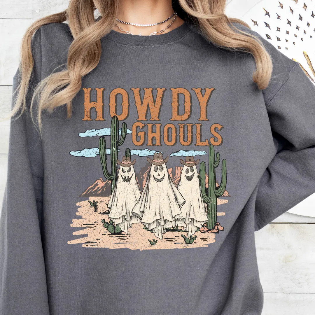 HOWDY GHOULS SWEATSHIRT