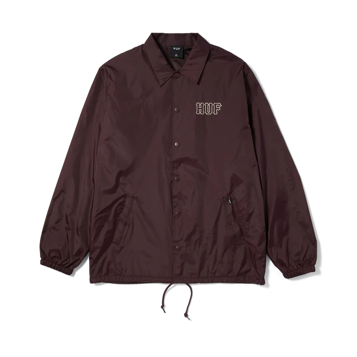 HUF HUF SET H COACHES JACKET-EGGPLANT