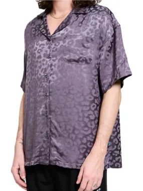 Hydra Shirt Short - Purple Leopard Grey