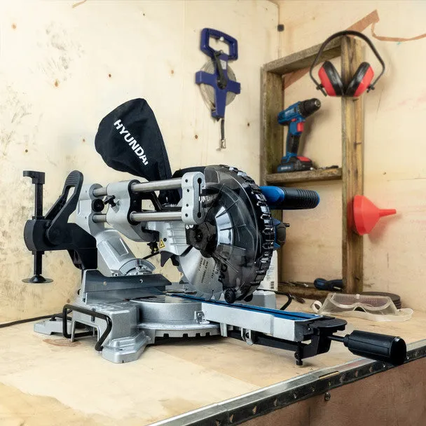 Hyundai HYMS1500E Mitre Saw with 210mm Blade 230V/1500W