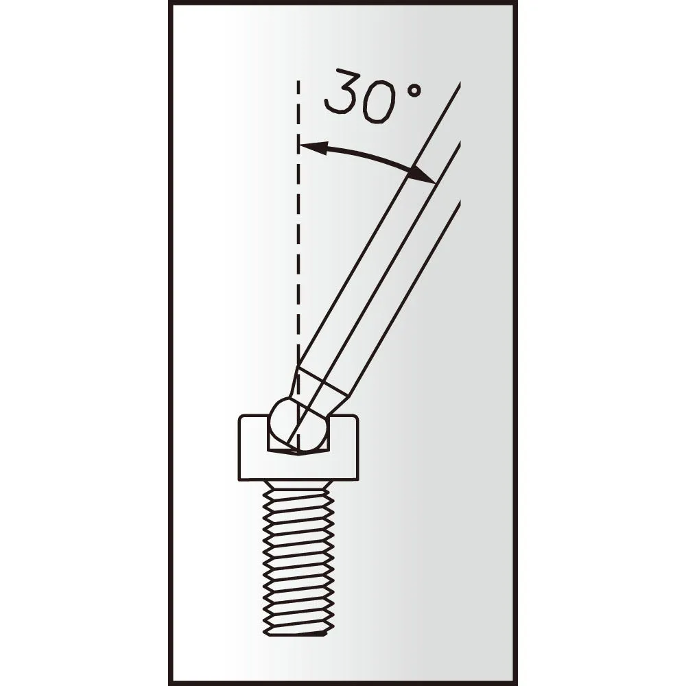 Icetoolz 7M60 6.0Mm Twinhead Wrench, Ball-Ended