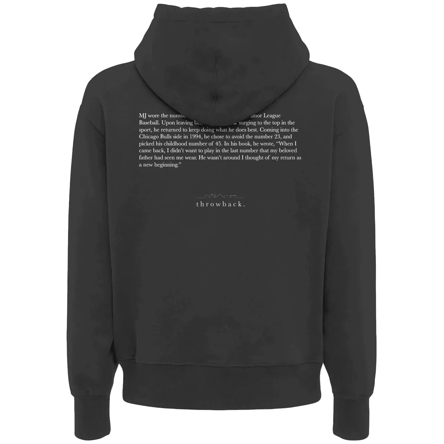 IM BACK HOODIE BLACK