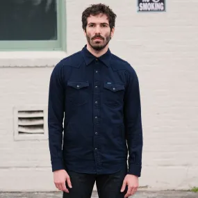 Iron Heart IHSH-347-IND Double Cloth Denim CPO Shirt Indigo