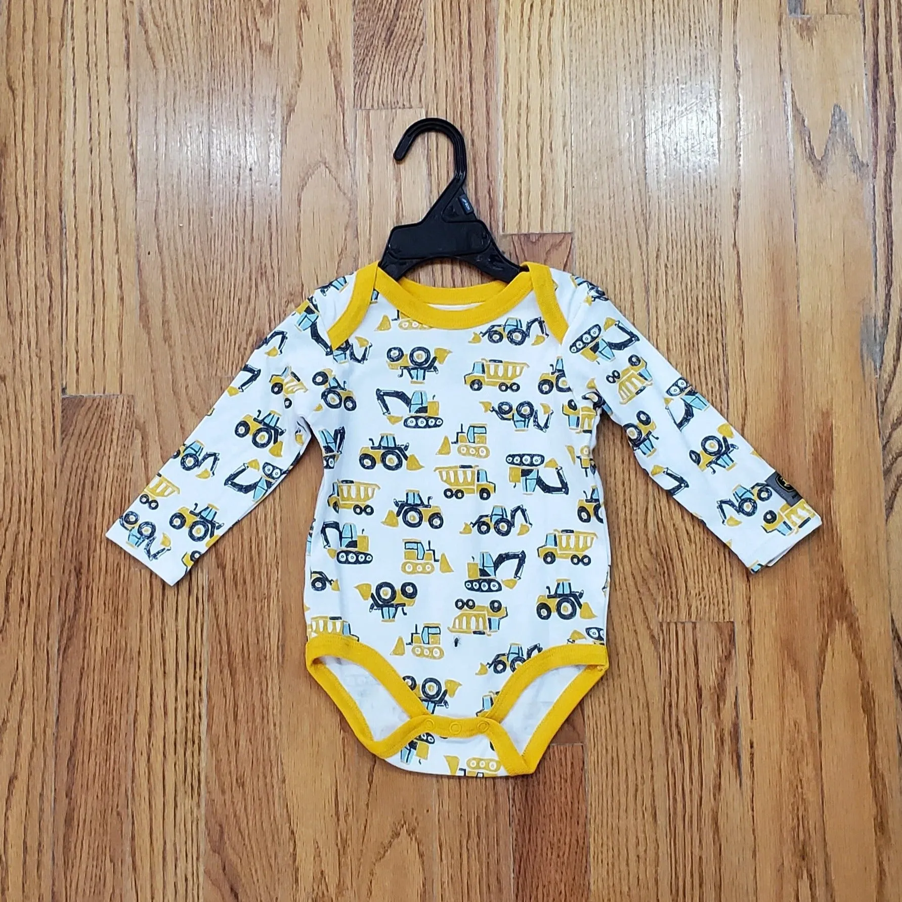 John Deere Dozer  Long Sleeve Onesie