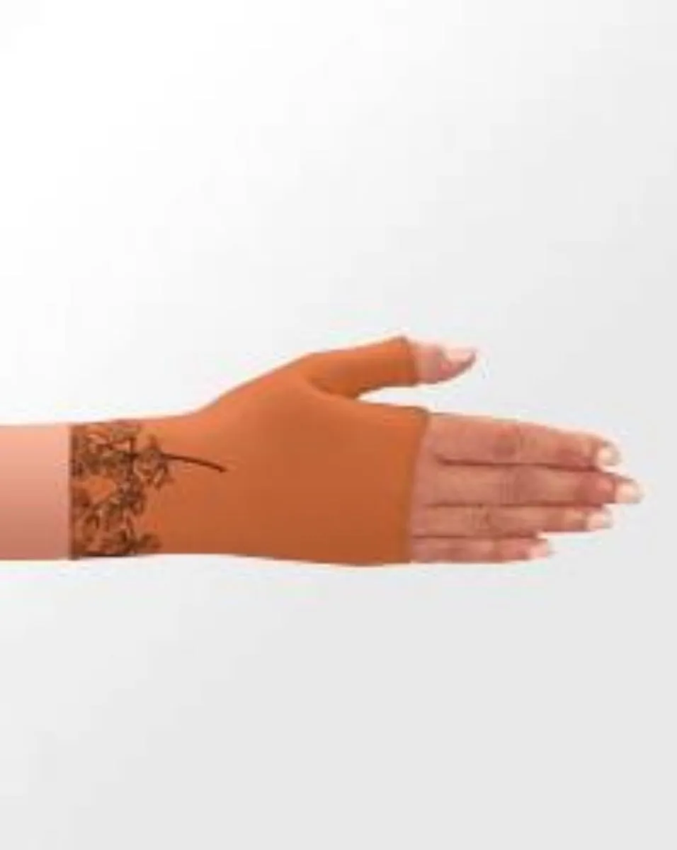 Juzo Soft 2000CG Print Series Gauntlet with Thumb Stub 15-20mmHg w/ Silicone Top - 1