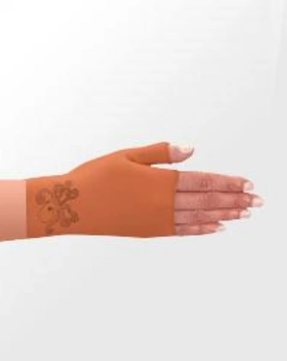 Juzo Soft 2000CG Print Series Gauntlet with Thumb Stub 15-20mmHg w/ Silicone Top - 1