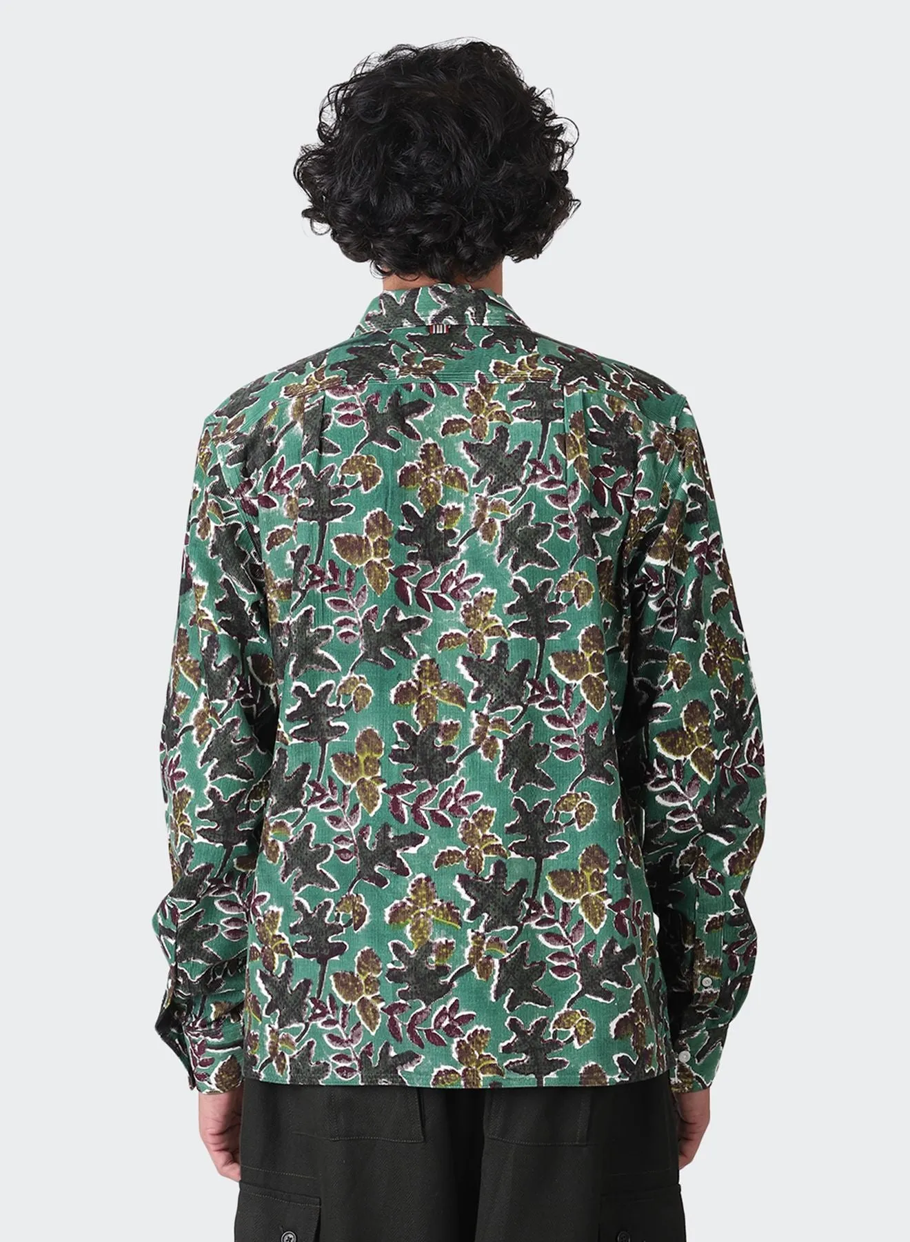 KARDO DESIGN Chintan Block Printed Cord Long Sleeve Shirt