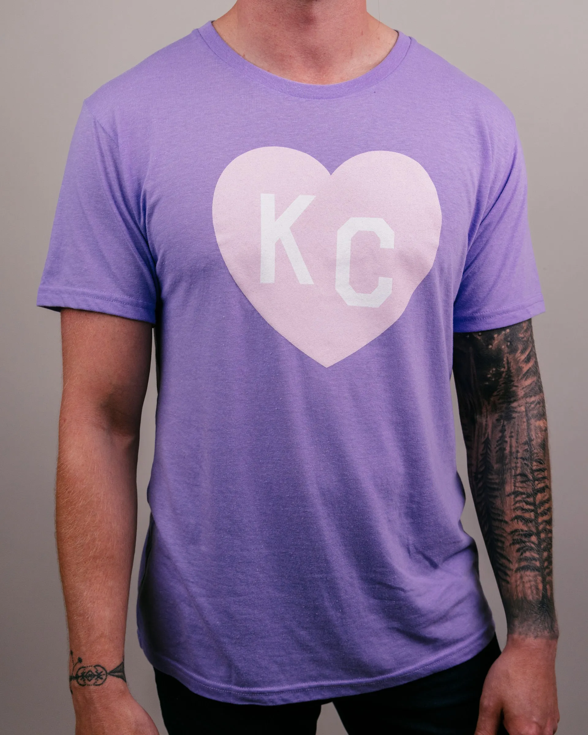 Lavender KC Heart T-Shirt