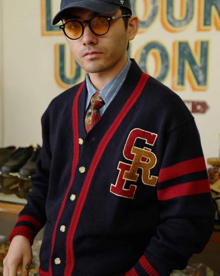 Letterman Wool Cardigan