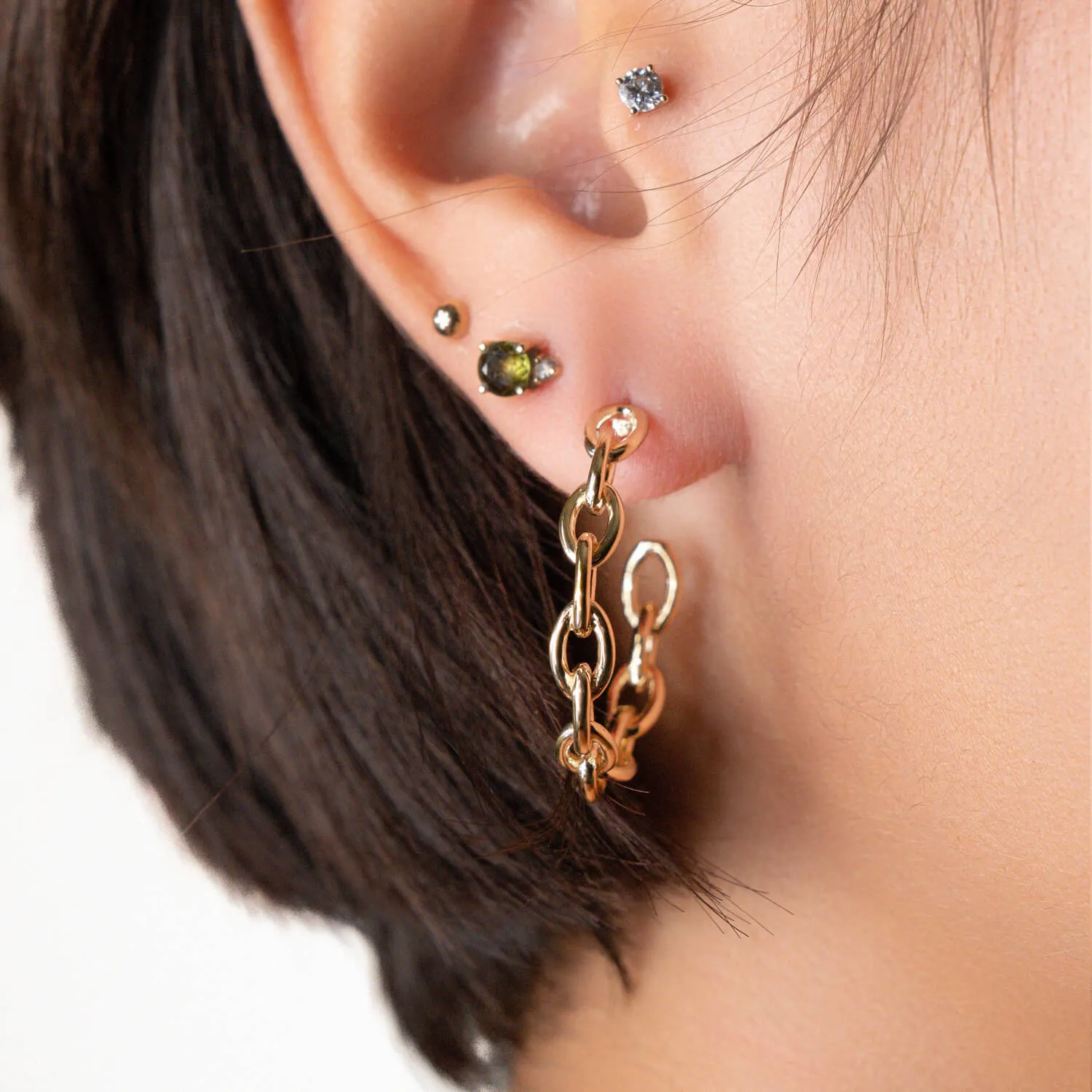 Link Hoop Earrings