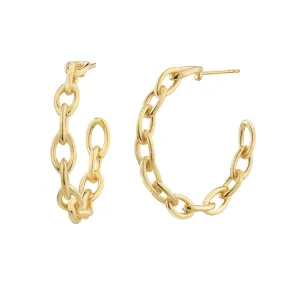 Link Hoop Earrings