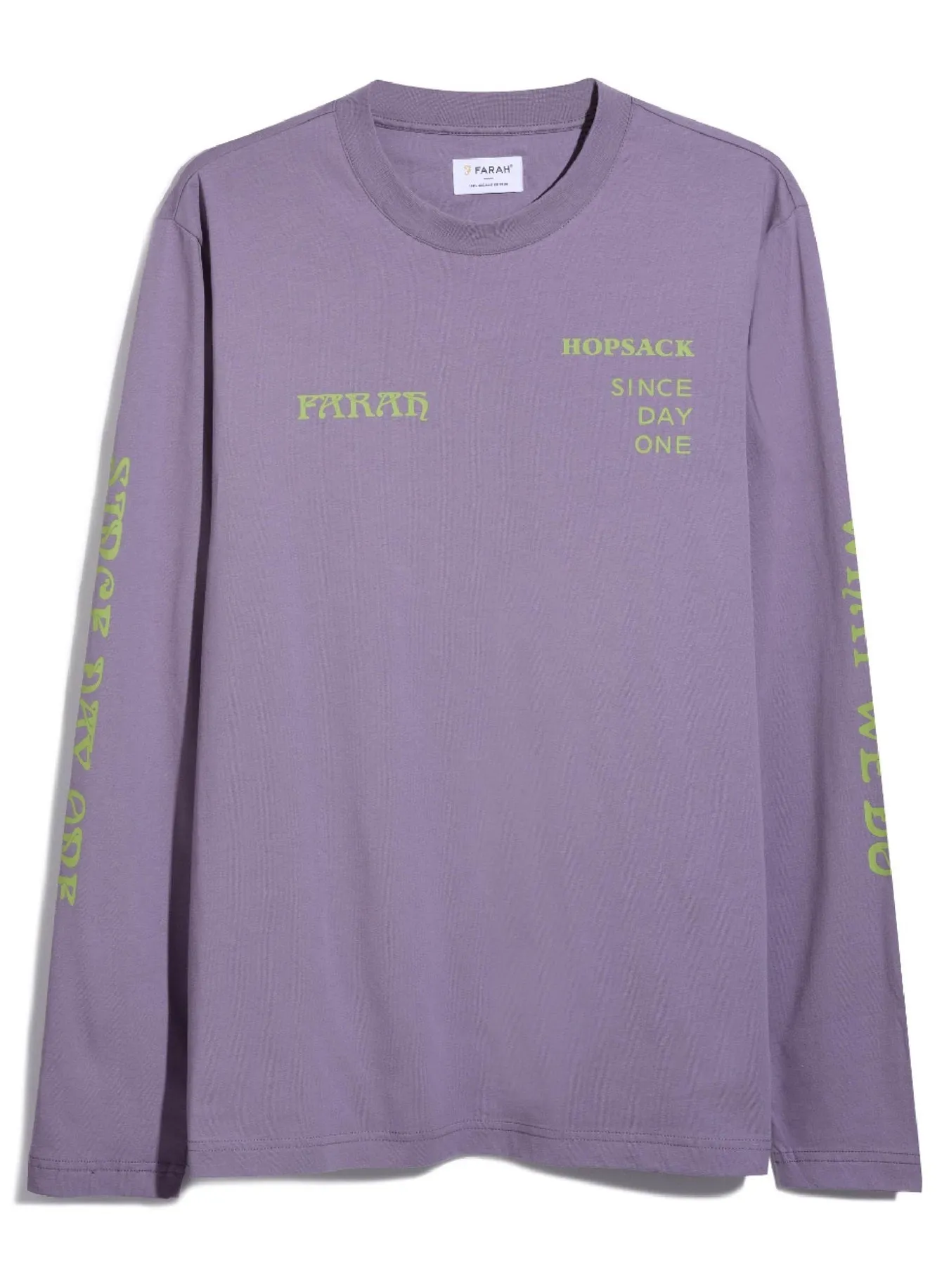 Lopez Graphic Long Sleeve Tee In Dusty Purple