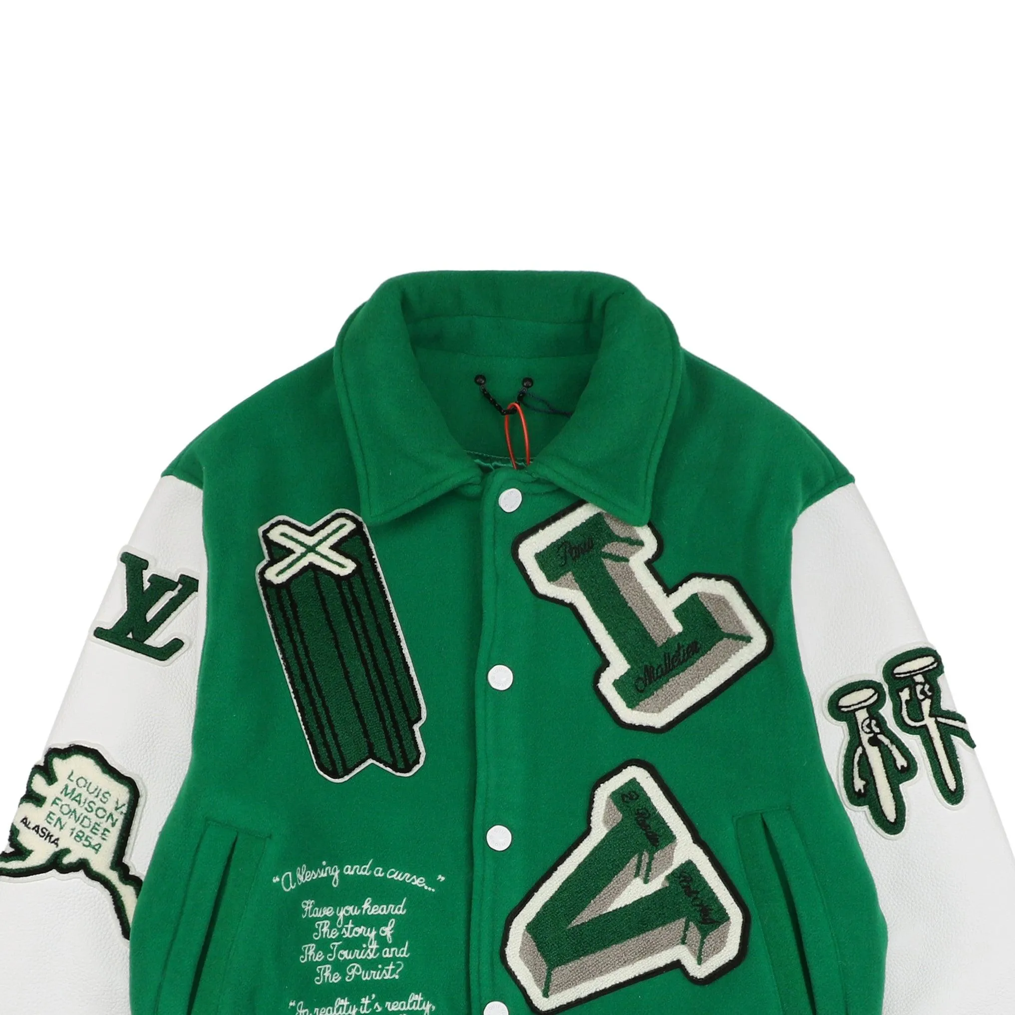 LOUIS VUITTON VARSITY JACKET 21FW *GREEN*