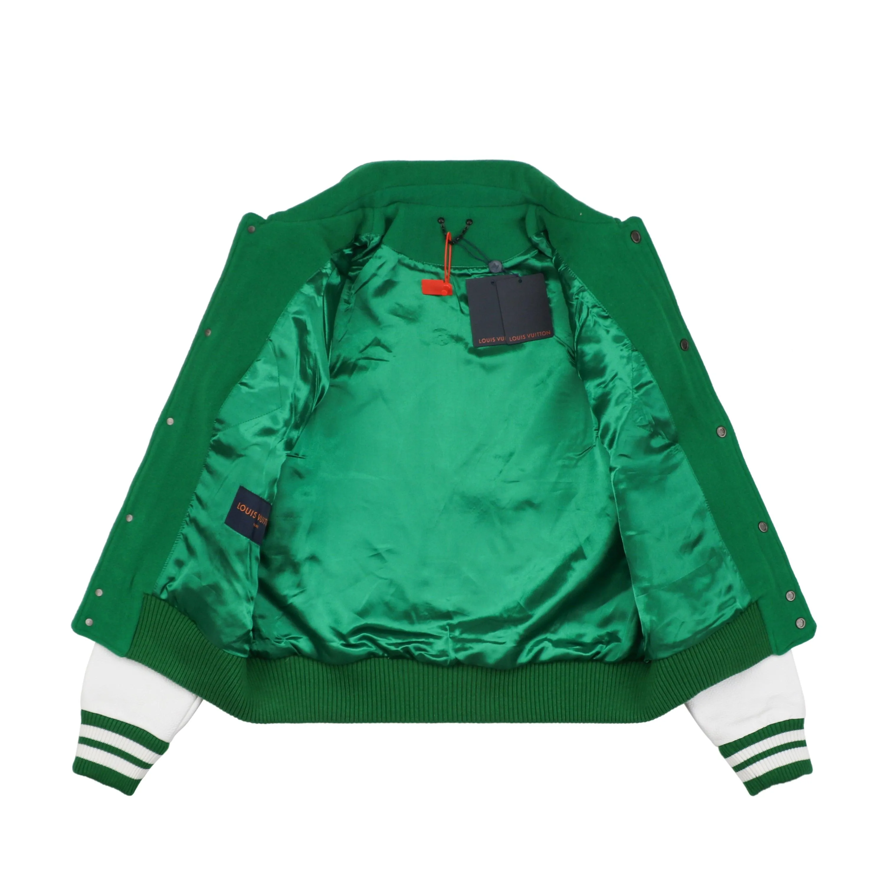 LOUIS VUITTON VARSITY JACKET 21FW *GREEN*