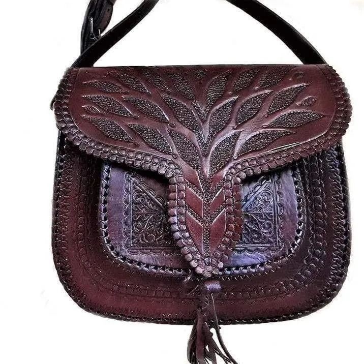 LSSAN Handbag - Brown - Palm