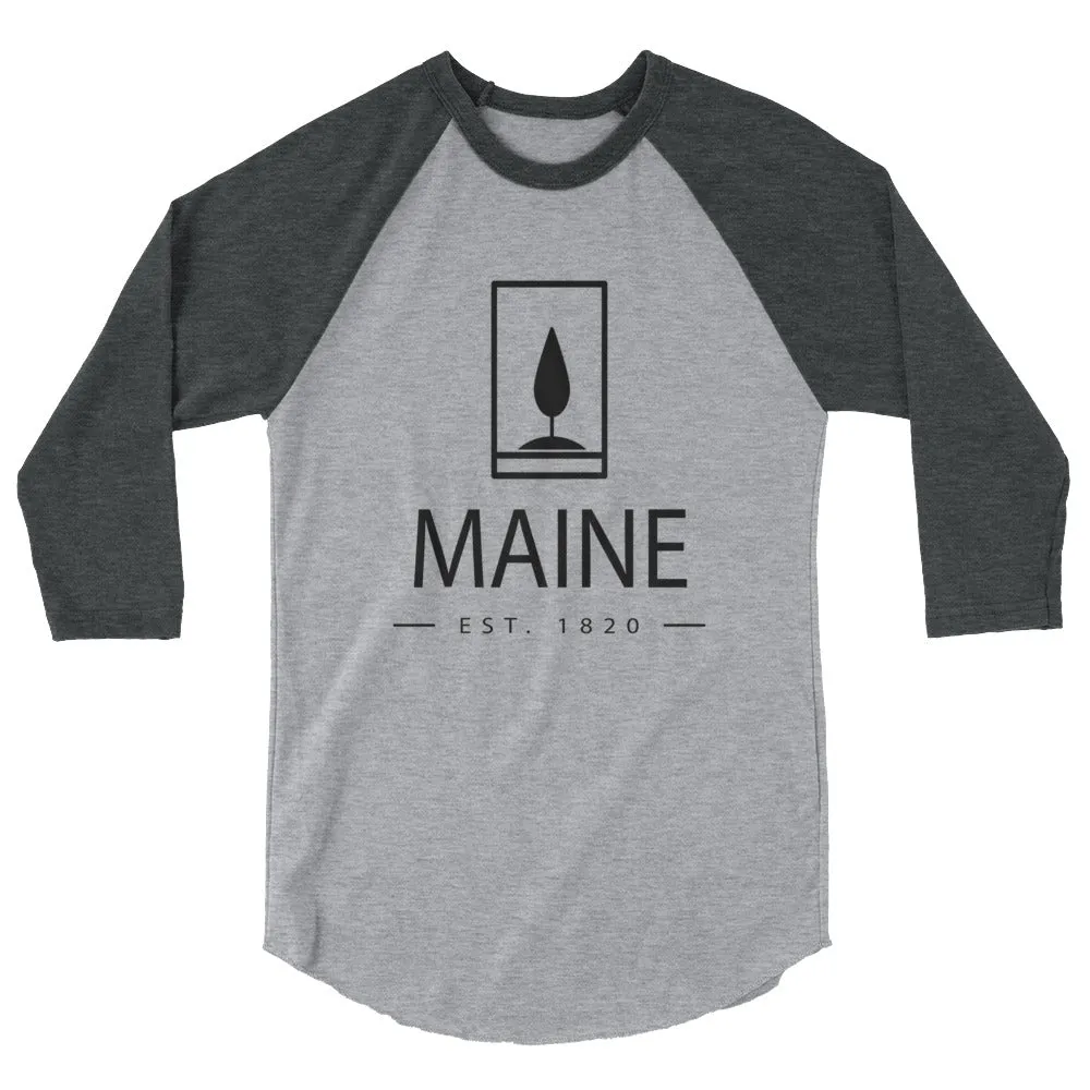 Maine - 3/4 Sleeve Raglan Shirt - Established