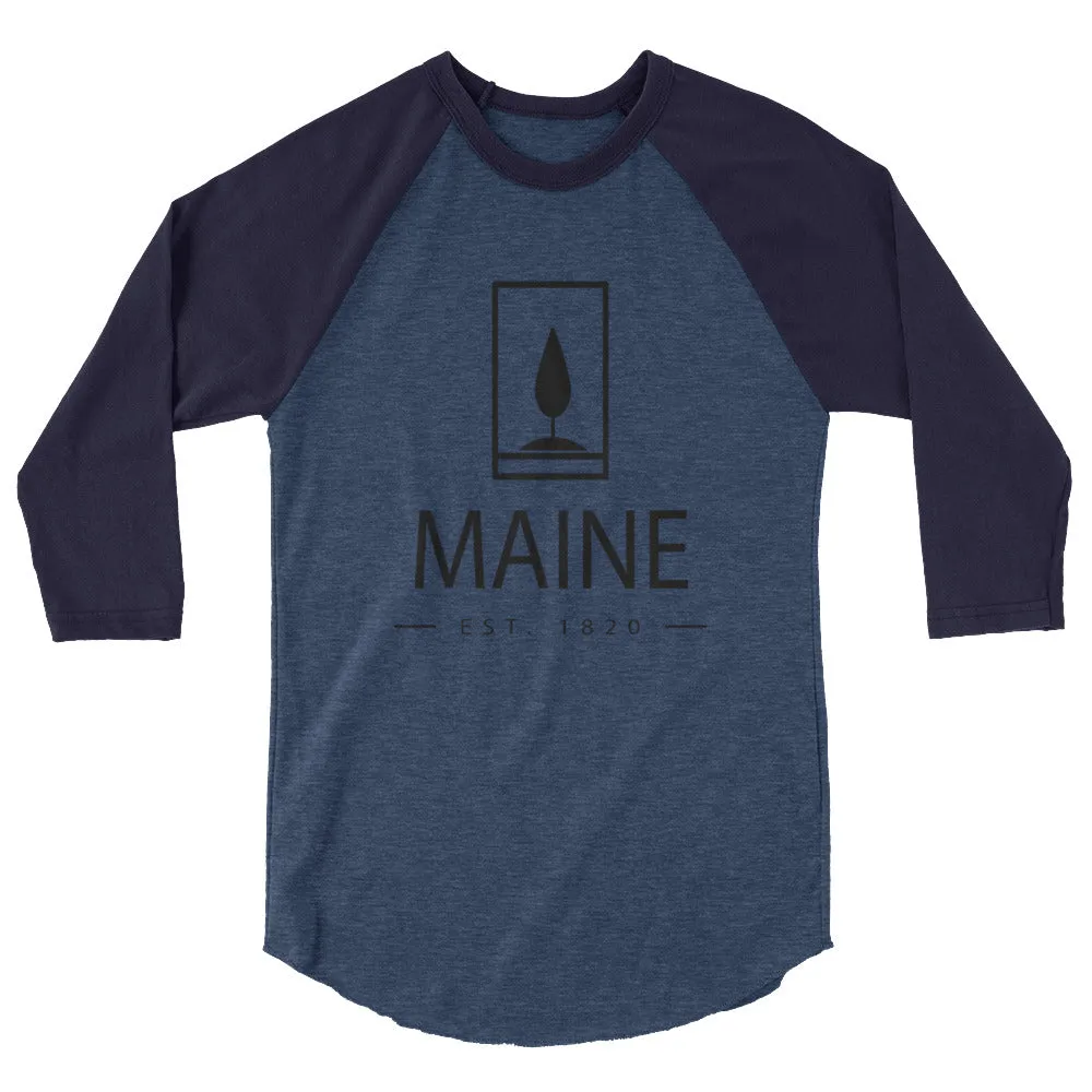 Maine - 3/4 Sleeve Raglan Shirt - Established