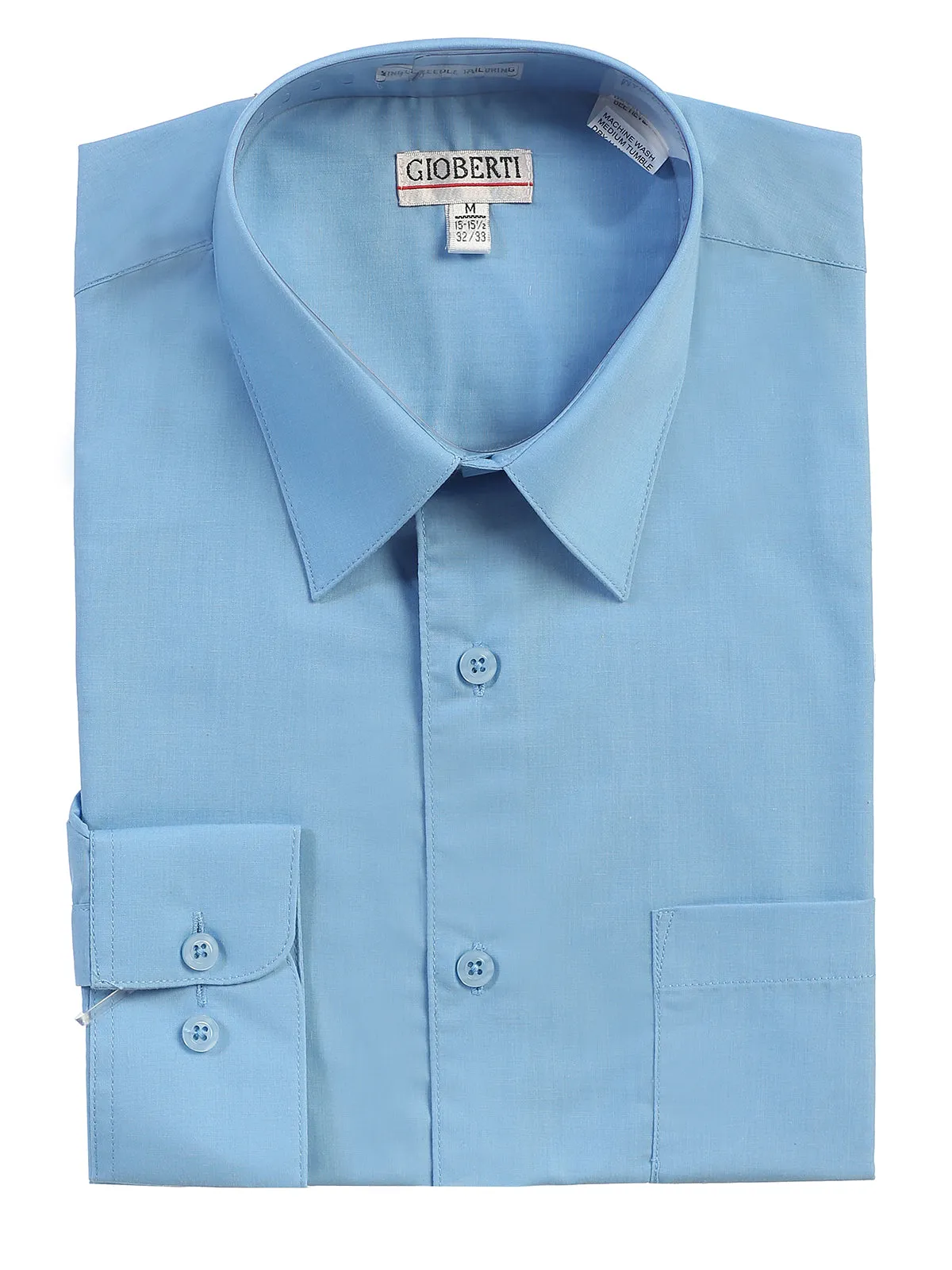 Men's Long Sleeve Shirt, Sky Blue