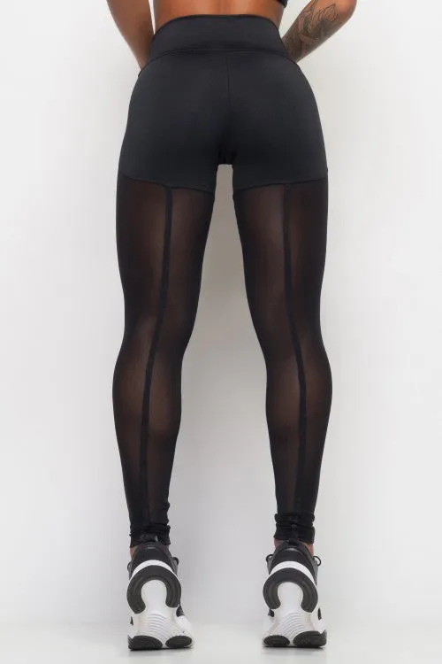 Mesh Back Leggings