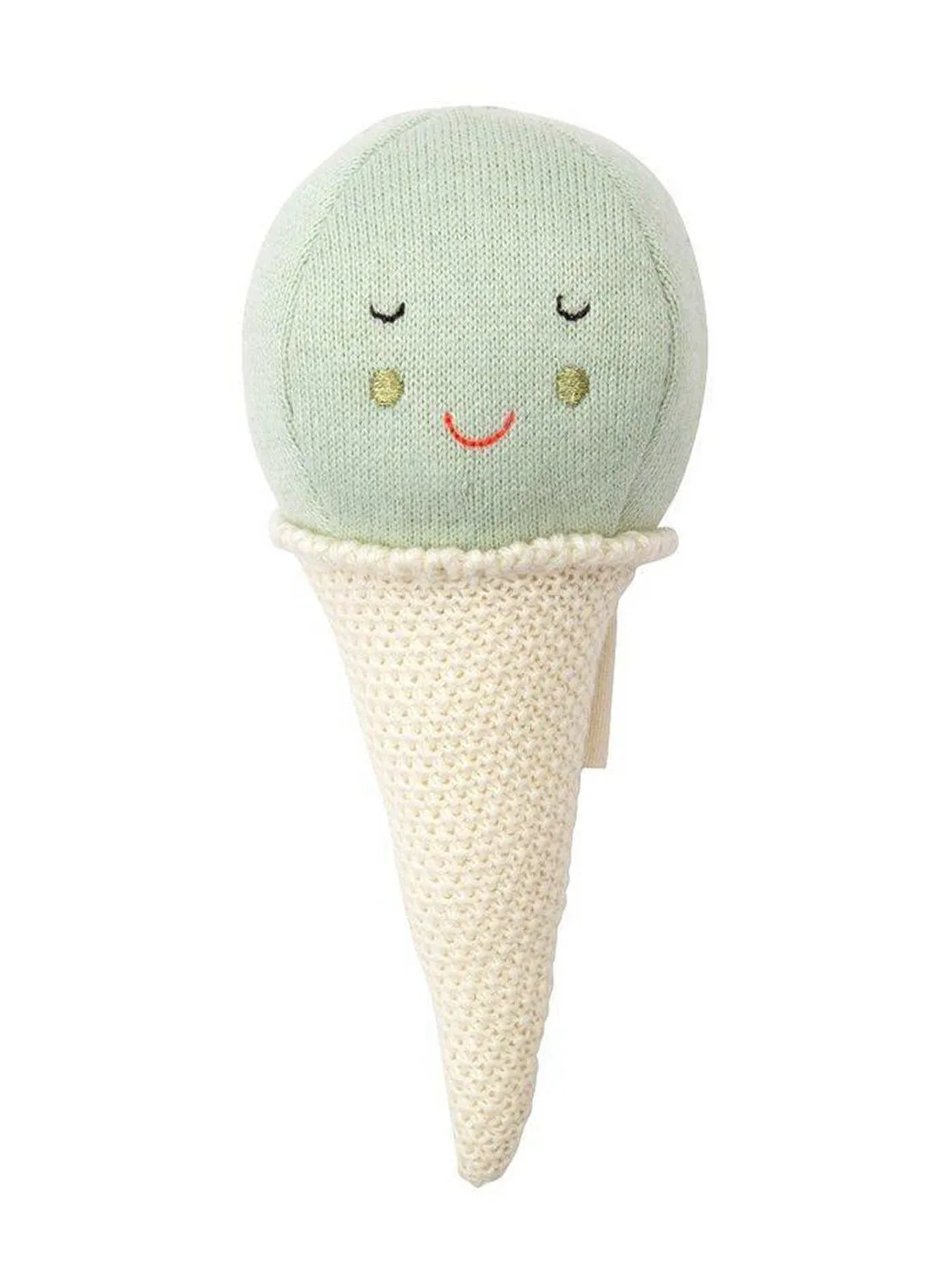 Mint Ice Cream Cone Rattle, Meri Meri