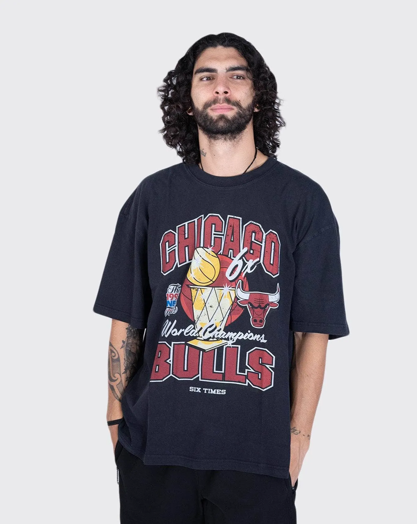 Mitchell & Ness Bulls Champs History Tee MNCG1305