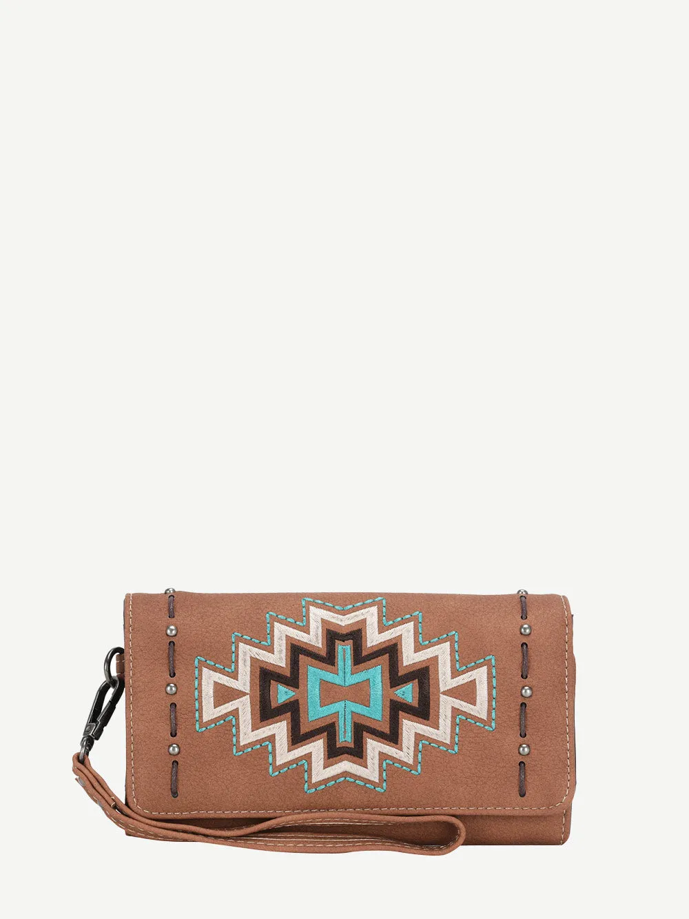 Montana West Embroidered Aztec Wallet