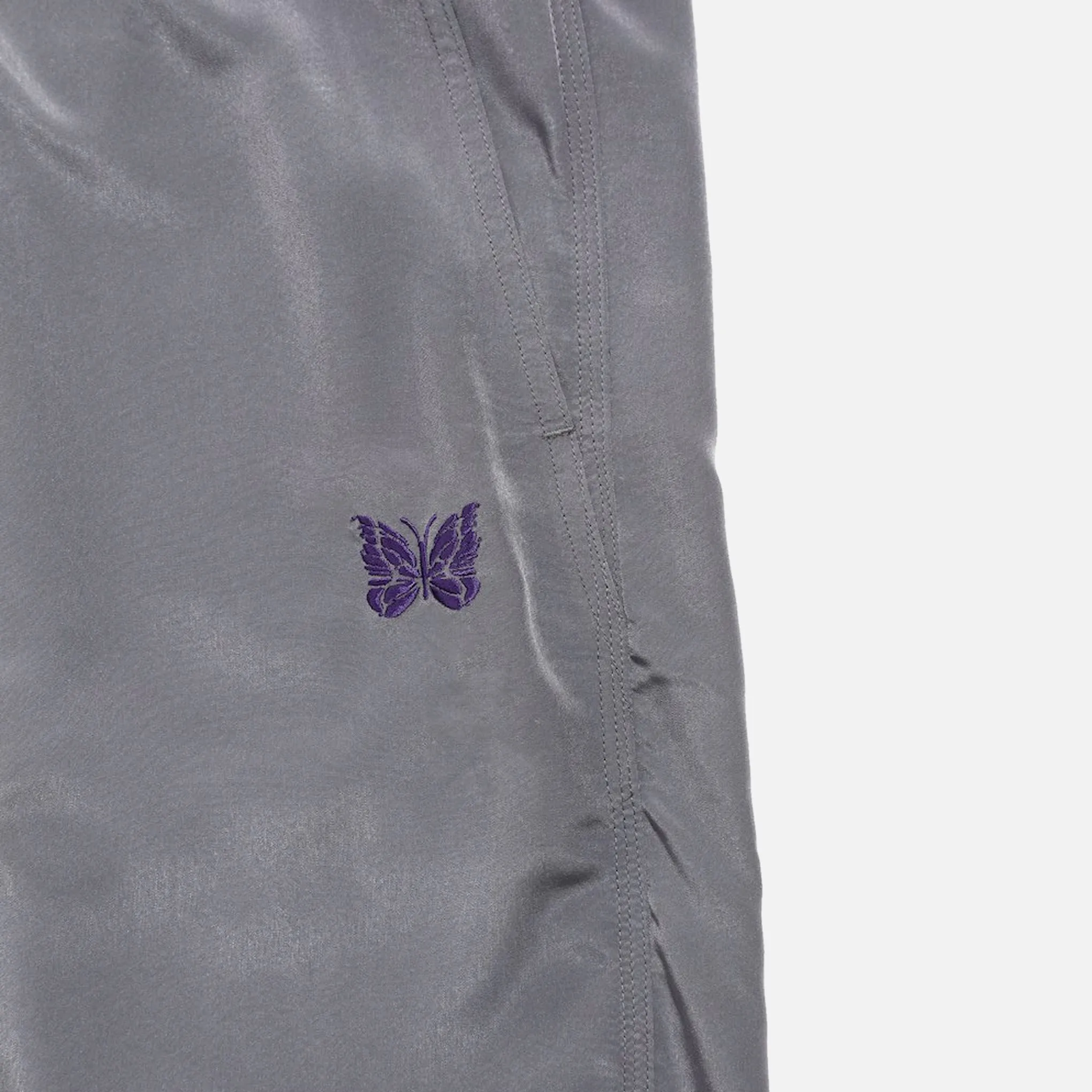 Needles Basketball Shorts - Smoke Purple Poly Cloth