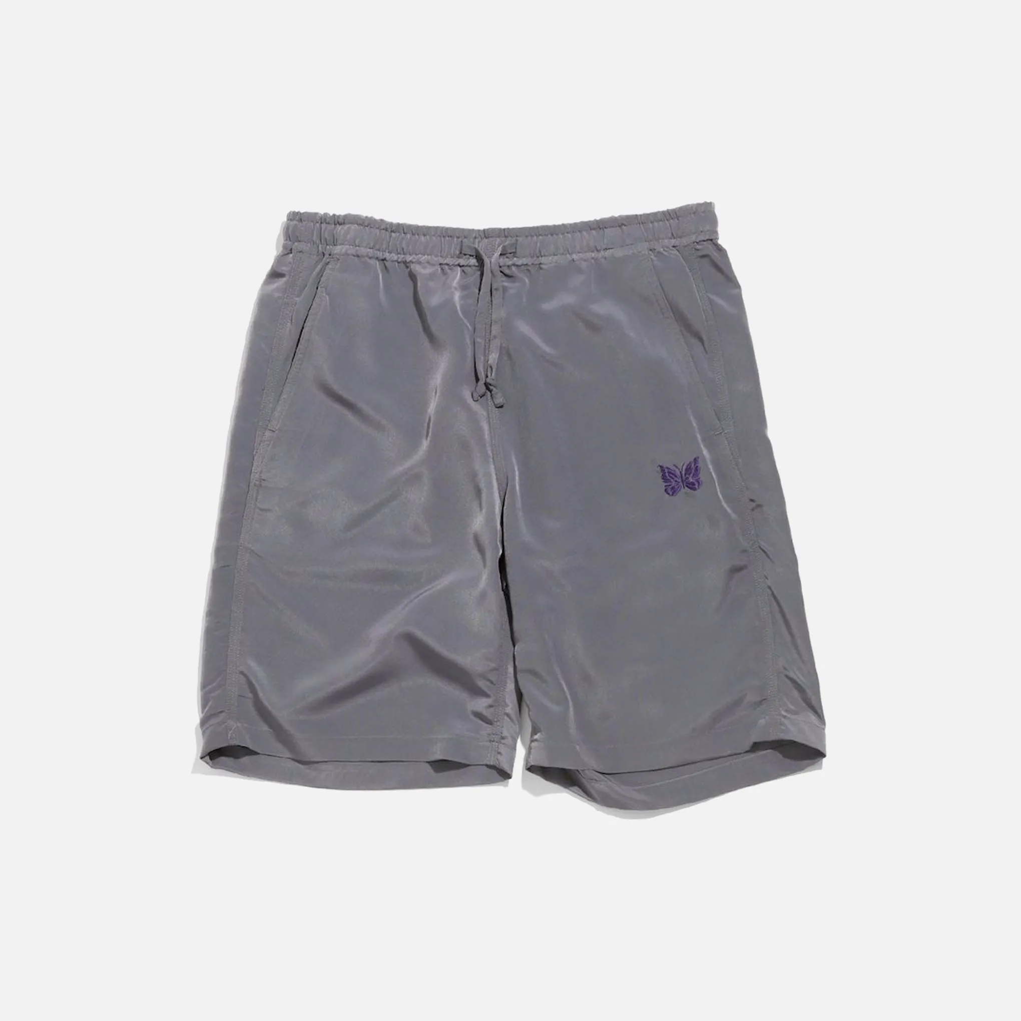 Needles Basketball Shorts - Smoke Purple Poly Cloth