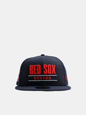 New Era 59FIFTY Boston Red Sox Logo Stack - Navy / Red