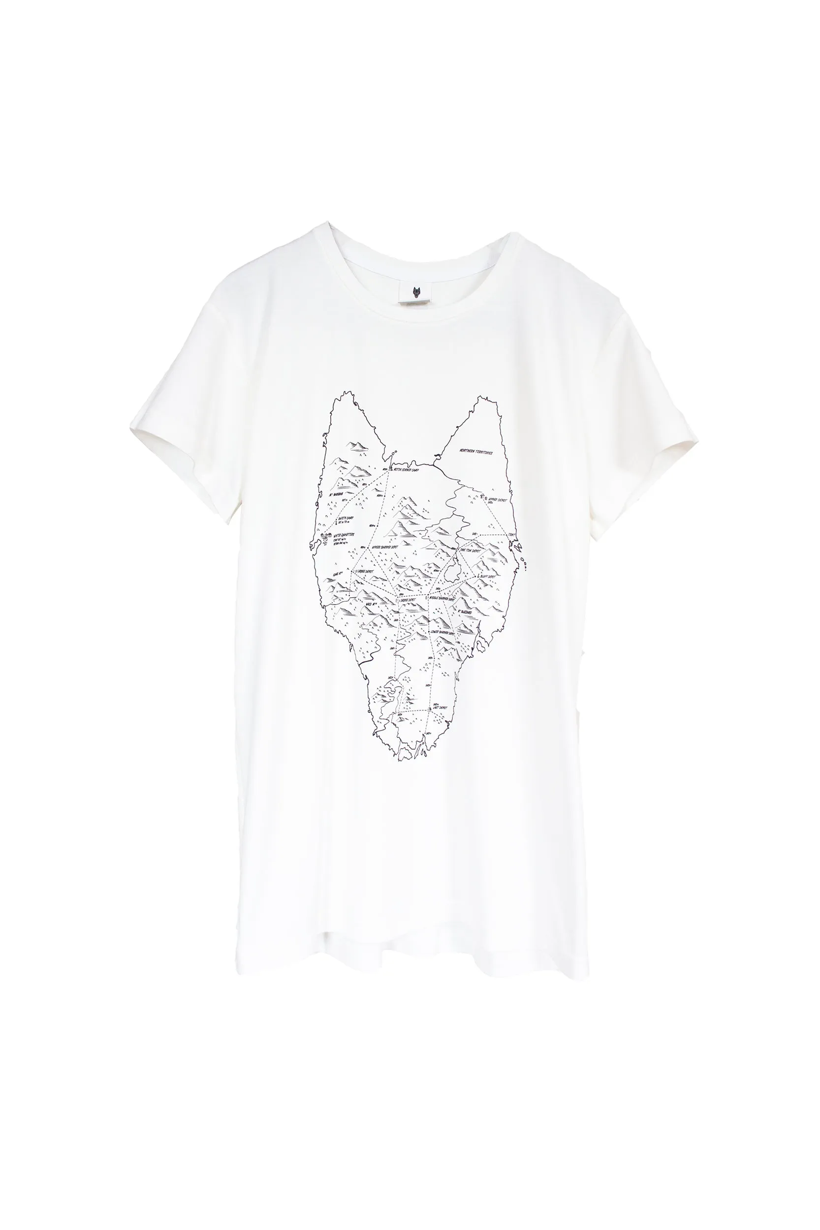 One Wolf OTHERLAND T-krekls piena balts