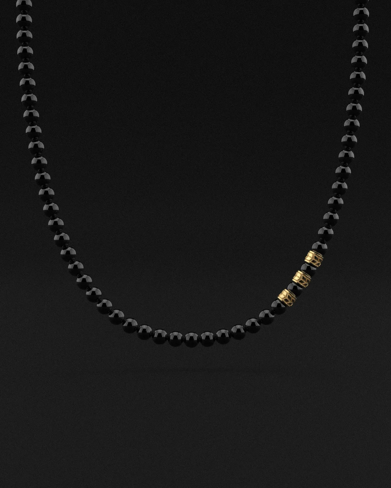 Onyx Necklace 8mm | Royale