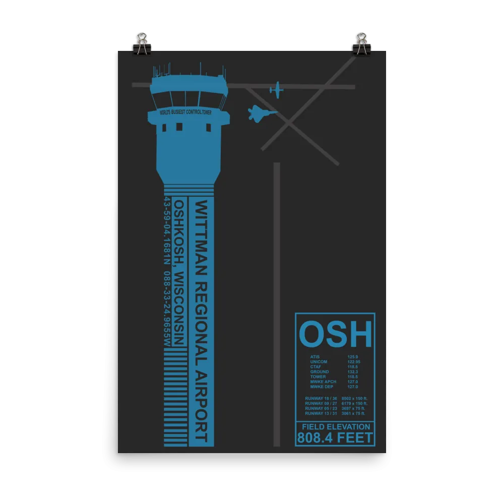 OSH Tower Art Print