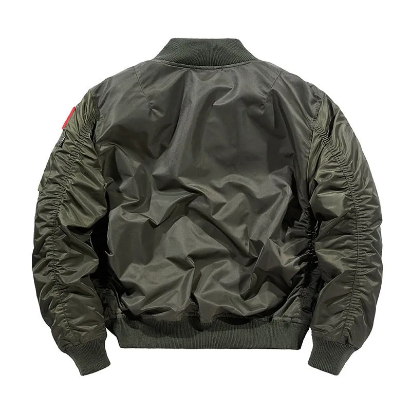 Outdoor Cool Army Stand Collar Flight Men's Bomber Jacket