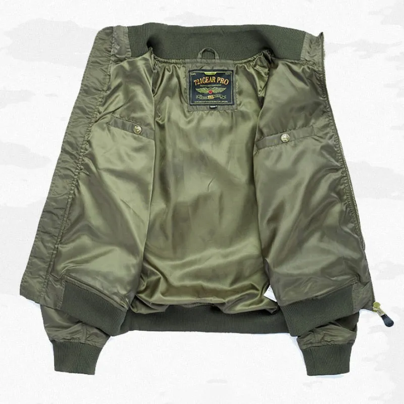 Outdoor Cool Army Stand Collar Flight Men's Bomber Jacket