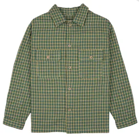 Over Shirt - Yarn Dyed Double Cloth - Green