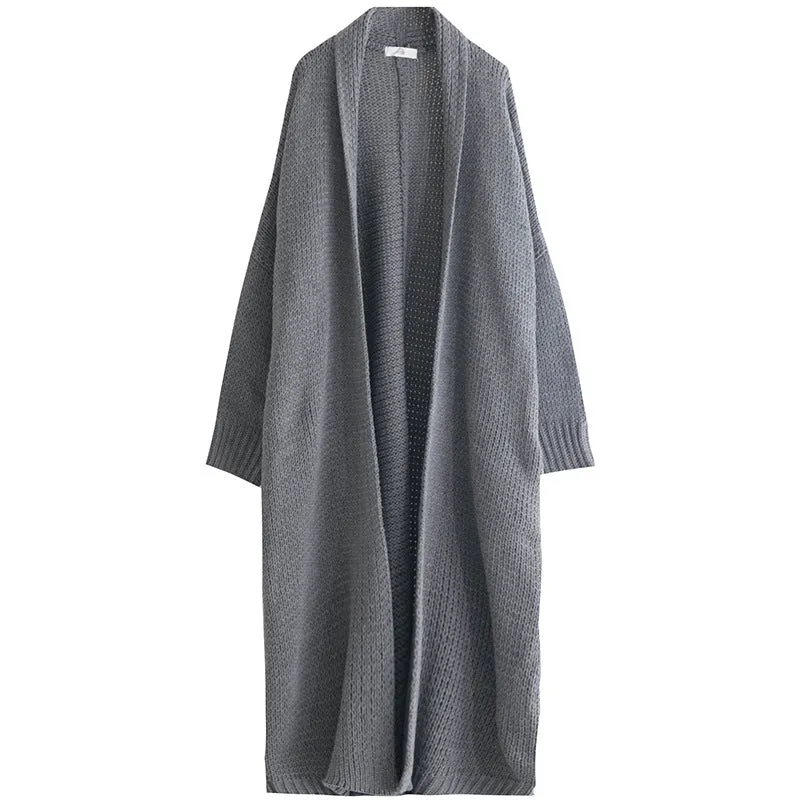 Oversized Open Front Womens Long Cardigan Sweaters