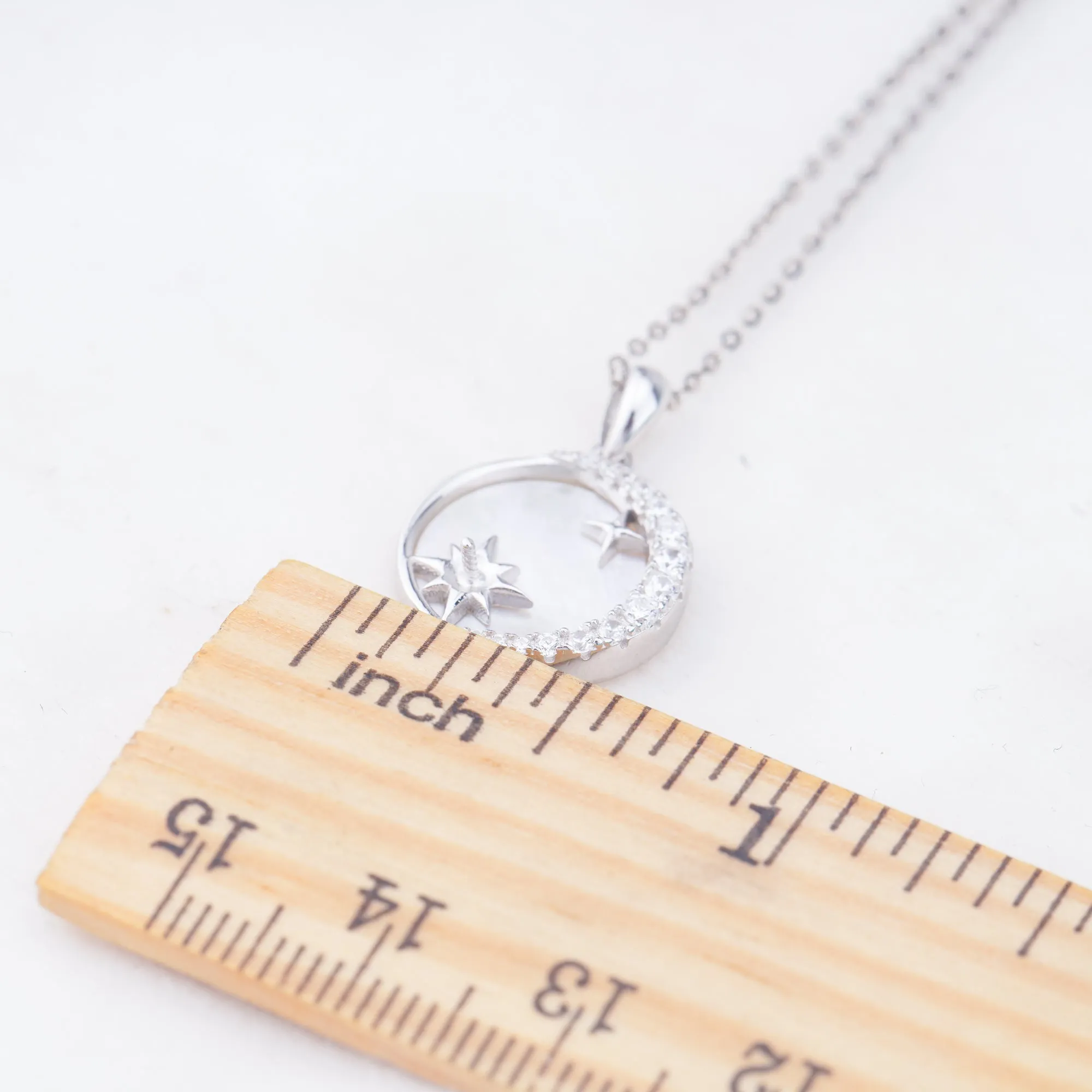 P011054 DIY 3-4mm Natural Freshwater pearl pendant accessory 925 sterling silver engagement jewelry necklace for women