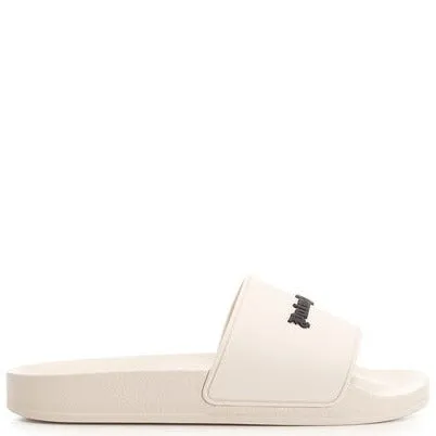 Palm Angels White slider with logo