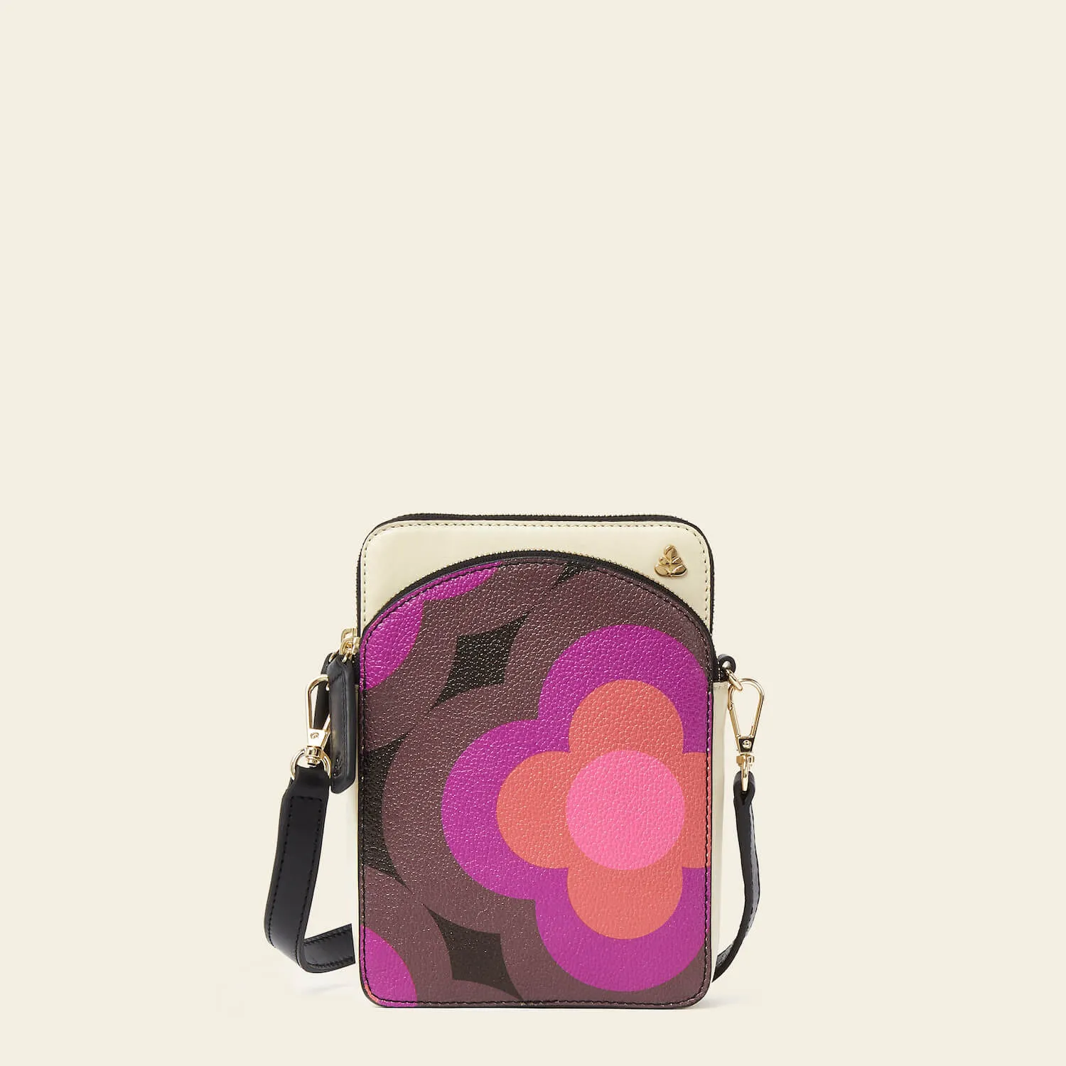 Portia Tall Crossbody - Radial Flower