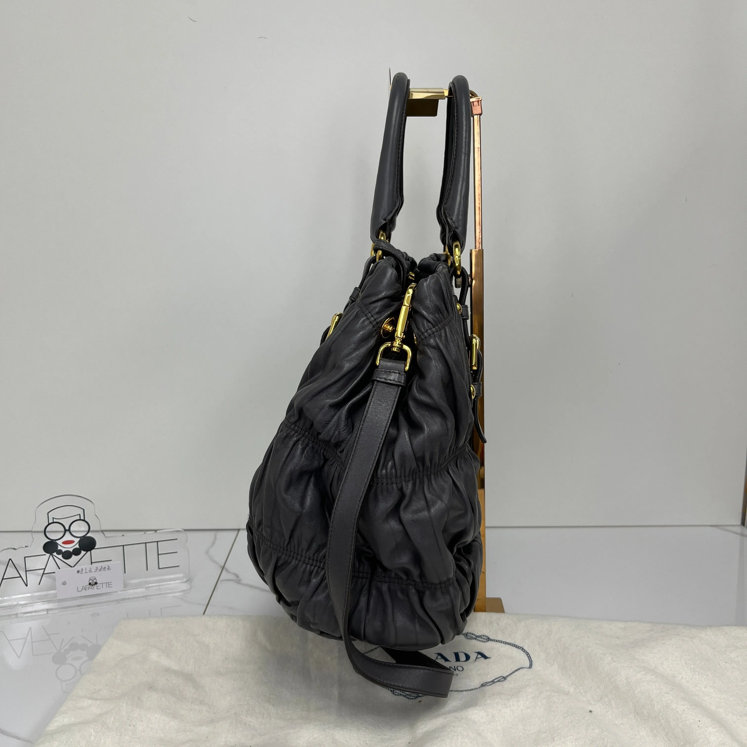 Prada Tessuto Graufe Handbag