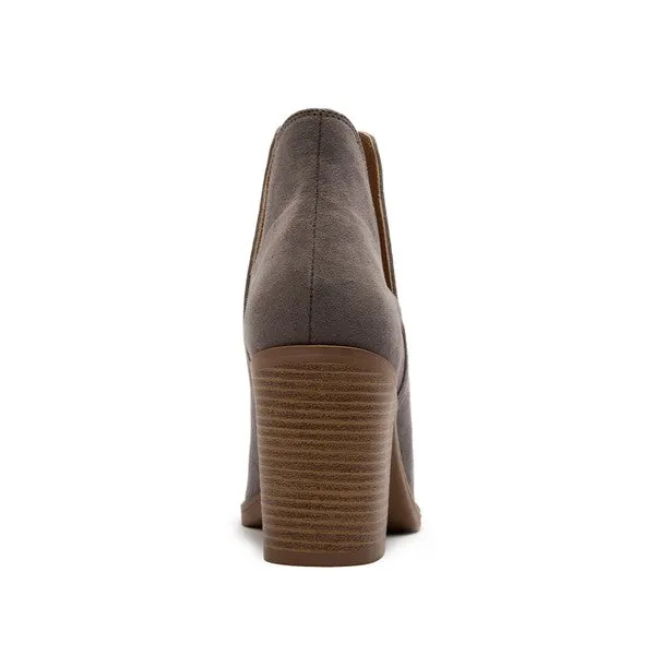 Qupid V Cut Booties for Women