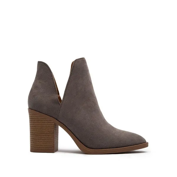 Qupid V Cut Booties for Women