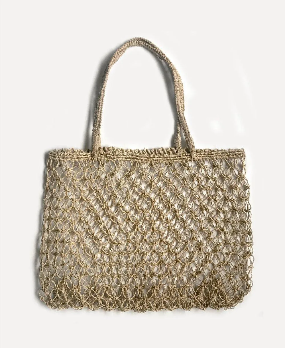 Rectangle Open Weave Tote