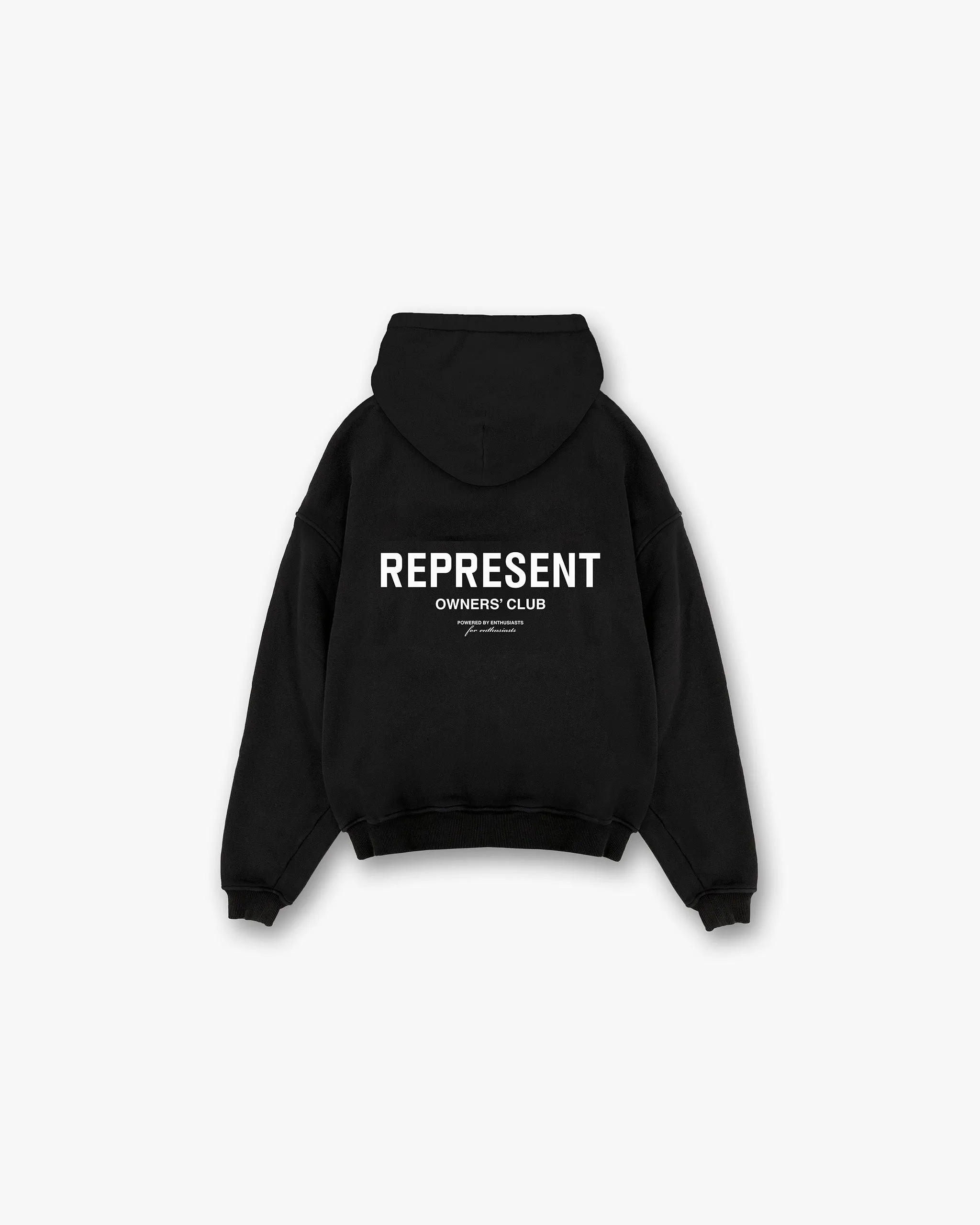 Represent Owners Club Zip Hoodie - Black