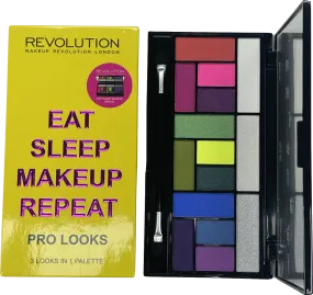 Revolution Eat Sleep Makeup Repeat Pro Looks Eyeshadow Palette BNIB